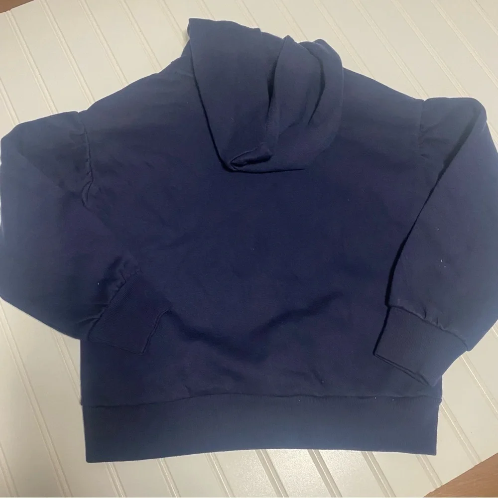 NWT GAP Kids Logo Fleece Hoodie Navy Blue Size Medium (8) Colorful